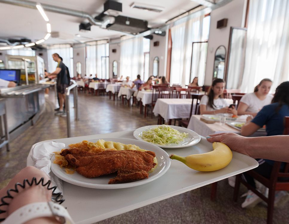 Jedan od obroka sa menija studentskih restorana.